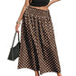 ⏳Tijdelijke aanbieding: 50% korting⏰Midi-rok met stippen voor dames🌟👗