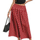 ⏳Tijdelijke aanbieding: 50% korting⏰Midi-rok met stippen voor dames🌟👗