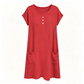 🌸 50% KORTING 👗 Dames Jurk – Ademend, zacht & comfortabel voor elke dag ✨