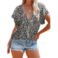 👚Casual damesblouse met V-hals en bloemenprint🌸
