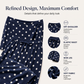 Tweedelige set met polkadots en blote schouders voor dames