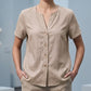 Zomerse casual top met V-hals voor dames