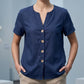 Zomerse casual top met V-hals voor dames