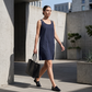Mouwloze tanktopjurk voor dames met zakken