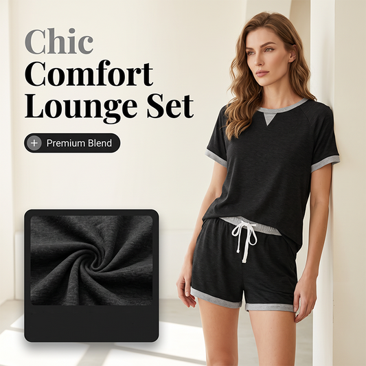 Set met casual top en korte broek voor dames