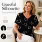 Casual T-shirt met V-hals en korte mouwen voor dames