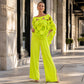 Damesjumpsuit met gesmokt en geplooid detail
