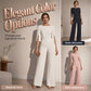 Elegante, met kralen versierde, slanke jumpsuit