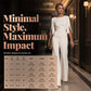 Elegante, met kralen versierde, slanke jumpsuit