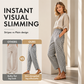 Casual gestreepte broek met hoge taille voor dames