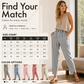 Casual gestreepte broek met hoge taille voor dames