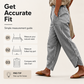 Casual gestreepte broek met hoge taille voor dames