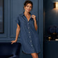 Relaxte denim jurk voor dames