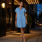 Relaxte denim jurk voor dames