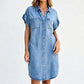 Relaxte denim jurk voor dames