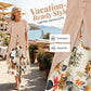 Casual jurk voor dames met gelaagde look en bloemenprint