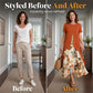 Casual jurk voor dames met gelaagde look en bloemenprint