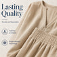 Casual katoen-linnen loungewear-set voor dames