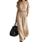 Casual katoen-linnen loungewear-set voor dames