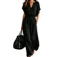 Casual katoen-linnen loungewear-set voor dames