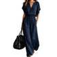 Casual katoen-linnen loungewear-set voor dames