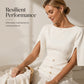 Elegante jurk met gespleten mouwen voor dames