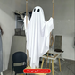 Halloween-hangschommel in de vorm van een spook