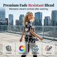 T-shirt met V-hals en vetersluiting voor dames, in tie-dye-stijl