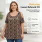 Casual dames-top met ronde hals en print