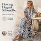 Casual, ruimvallende jurk met tie-dye-print voor dames