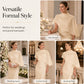Elegante tweedelige jurkenset voor dames met cape