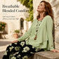 Tweedelige set met casual top en broek voor dames
