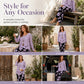 Tweedelige set met casual top en broek voor dames