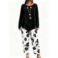 Tweedelige set met casual top en broek voor dames