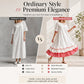 Zomerse maxi-jurk met gelaagde ruches voor dames