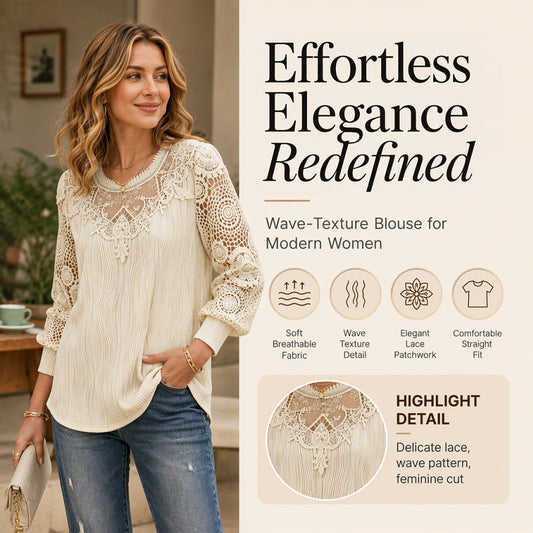 🔥 50% KORTING 👚 Kanten Top – Slank & Elegant🌸