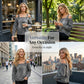 Damesmode: denimtop met brede bandjes