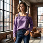 Damesmode: denimtop met brede bandjes