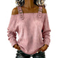 Damesmode: denimtop met brede bandjes