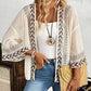 Retro-vest met geometrische print voor dames, met zonbescherming