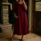 Casual zomerjurk met ronde hals voor dames