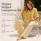 Casual gestreepte tweedelige set voor dames