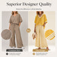 Casual gestreepte tweedelige set voor dames