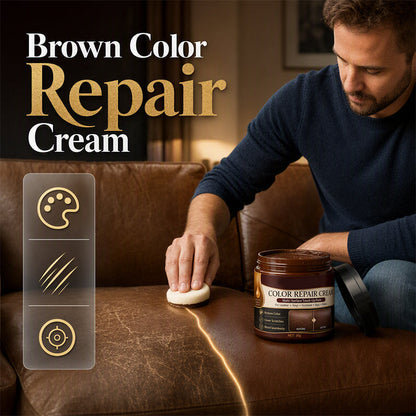 🥳Laatste dag: 1 kopen, 1 gratis!!💞Reparatiecrème voor bruin leer