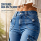 🚀 Gratis verzending🔥50% KORTING 👖 Denim Cargoshort – Slank & Praktisch ✨