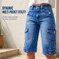 🚀 Gratis verzending🔥50% KORTING 👖 Denim Cargoshort – Slank & Praktisch ✨