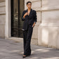 ✨🛍️Nieuwe collectie – Blazer- en wijde broekpak – Strakke lijnen en luchtig draagcomfort voor een zelfverzekerde look, de hele dag door