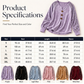 Casual fluwelen top met lange mouwen voor dames
