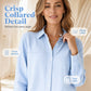 Retro geruite damesblouse met lange mouwen