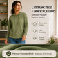 Casual hoodie voor dames met trekkoord en zakken